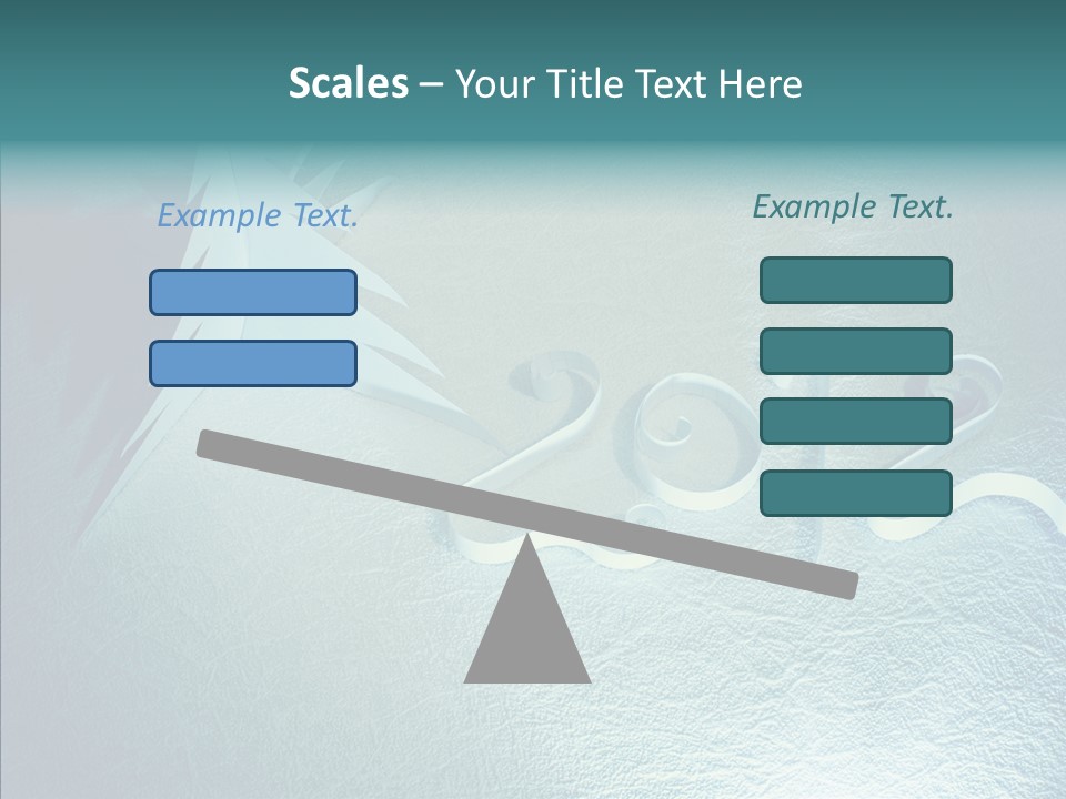 Light Xmas Tree PowerPoint Template