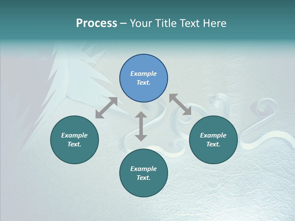 Light Xmas Tree PowerPoint Template