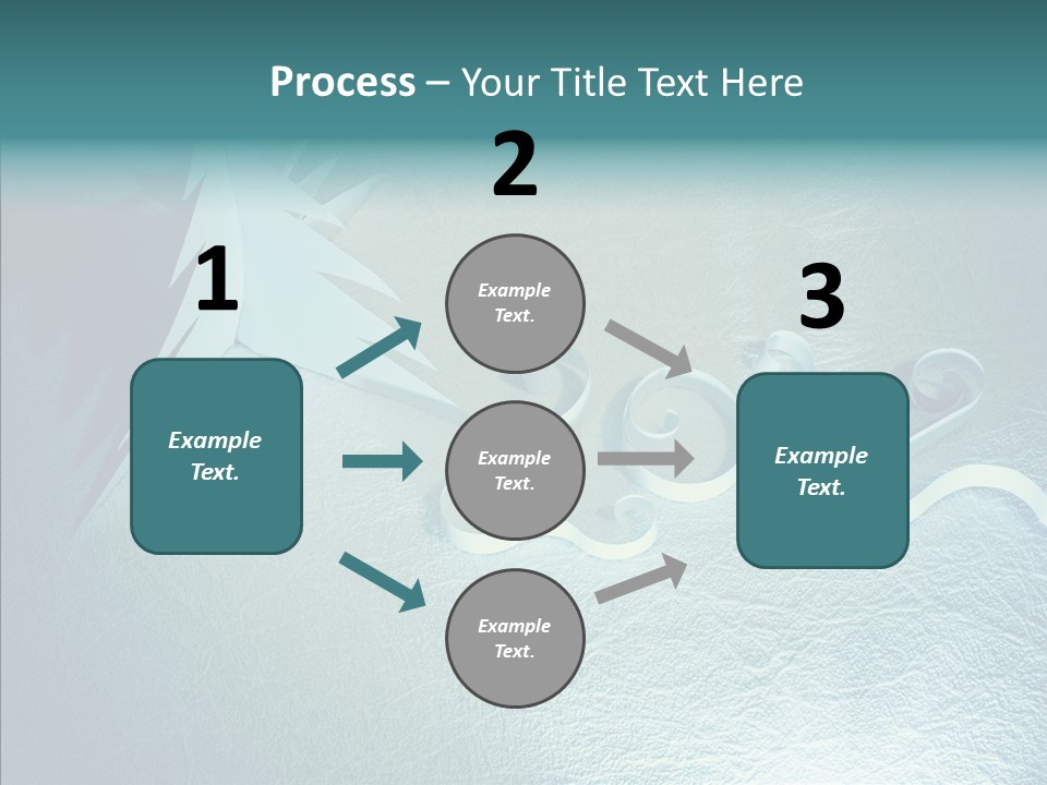 Light Xmas Tree PowerPoint Template