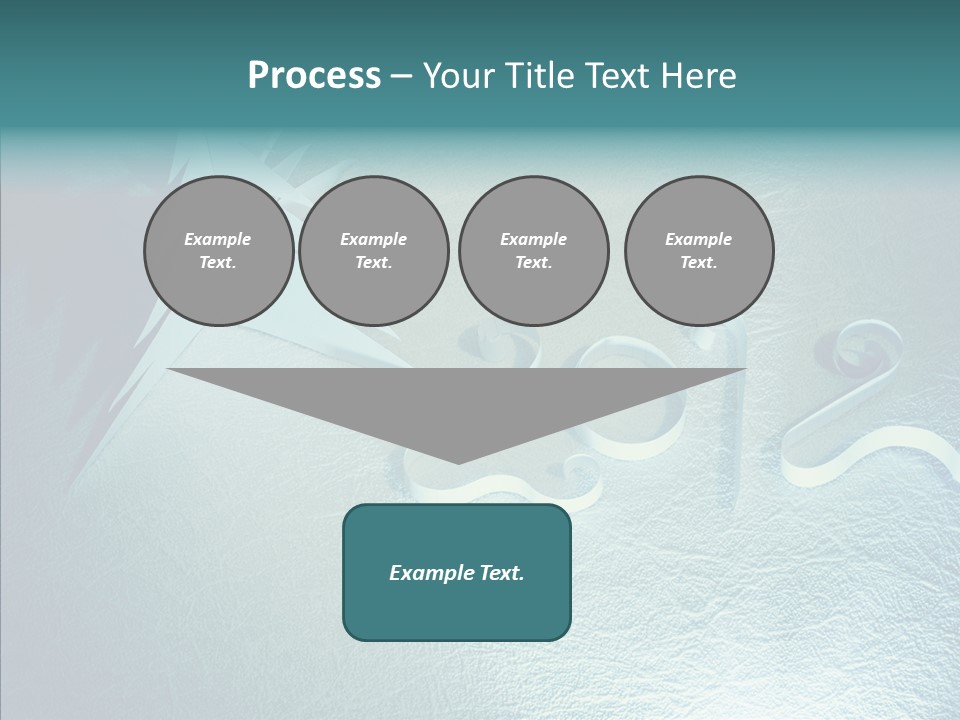 Light Xmas Tree PowerPoint Template