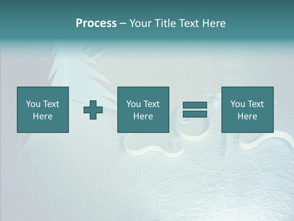 Light Xmas Tree PowerPoint Template