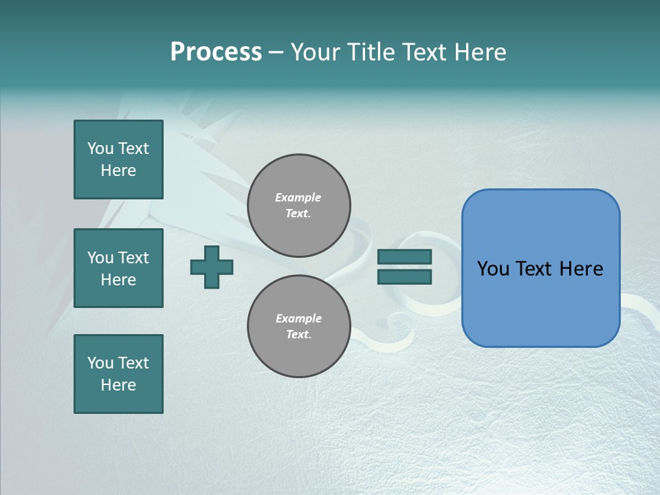 Light Xmas Tree PowerPoint Template
