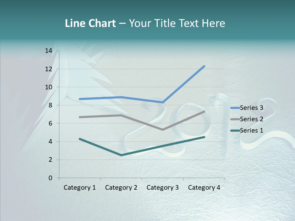 Light Xmas Tree PowerPoint Template