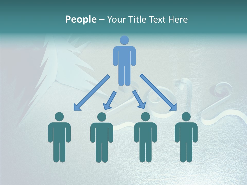 Light Xmas Tree PowerPoint Template