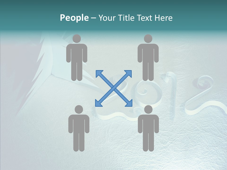 Light Xmas Tree PowerPoint Template