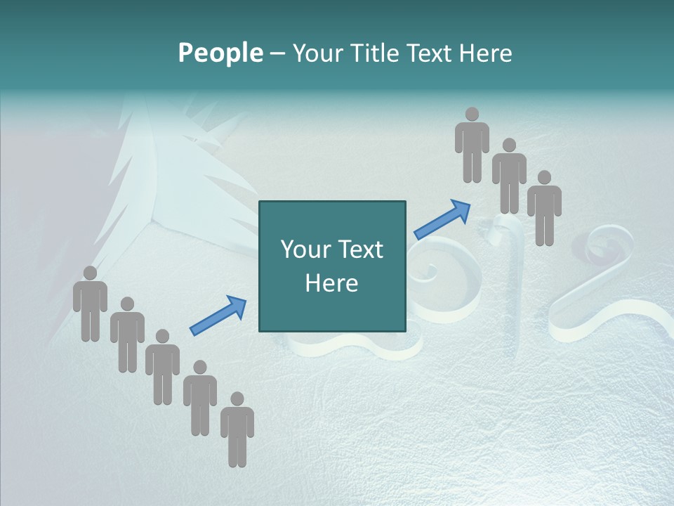 Light Xmas Tree PowerPoint Template