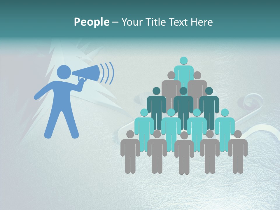 Light Xmas Tree PowerPoint Template