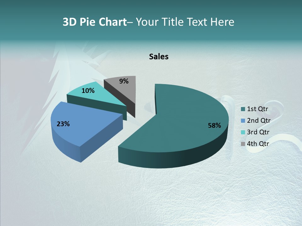 Light Xmas Tree PowerPoint Template