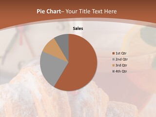 Hot Orange Table PowerPoint Template