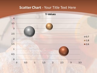 Hot Orange Table PowerPoint Template