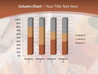 Hot Orange Table PowerPoint Template