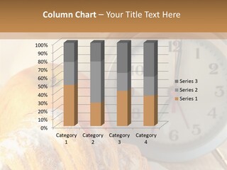 Nutrition Coffee Clock PowerPoint Template