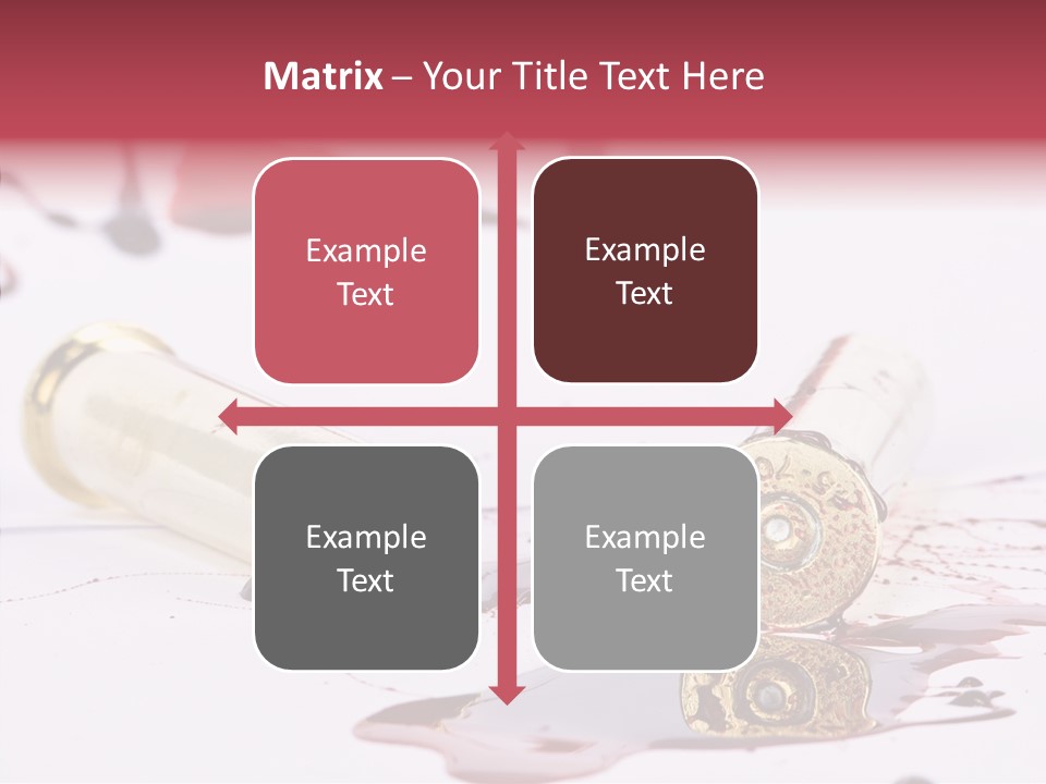 Gun Color Painful PowerPoint Template
