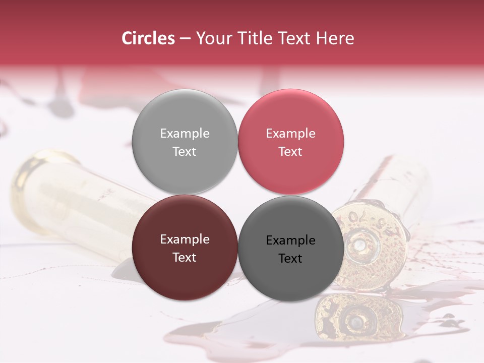 Gun Color Painful PowerPoint Template
