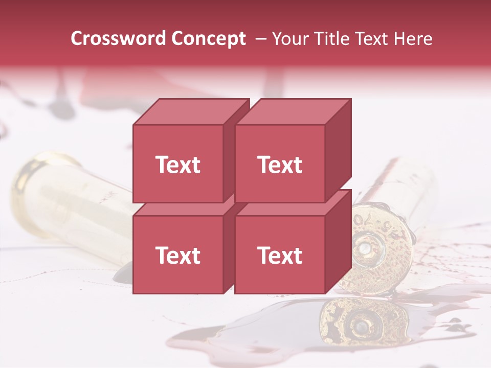 Gun Color Painful PowerPoint Template