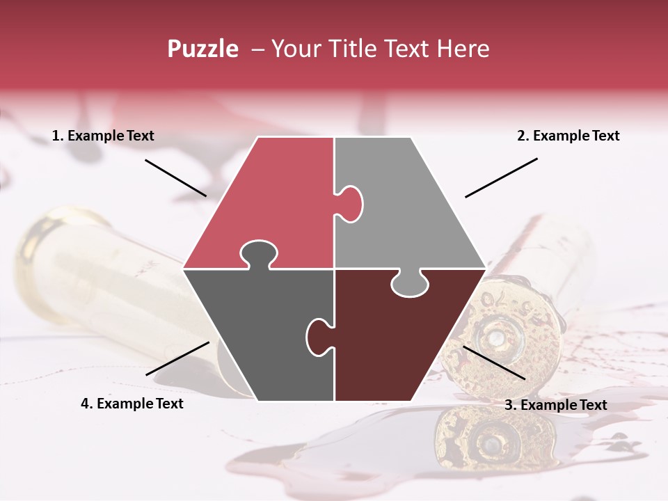 Gun Color Painful PowerPoint Template