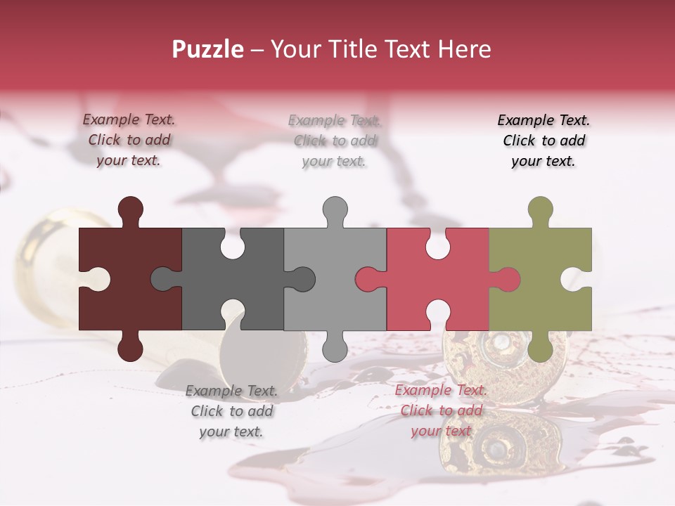 Gun Color Painful PowerPoint Template