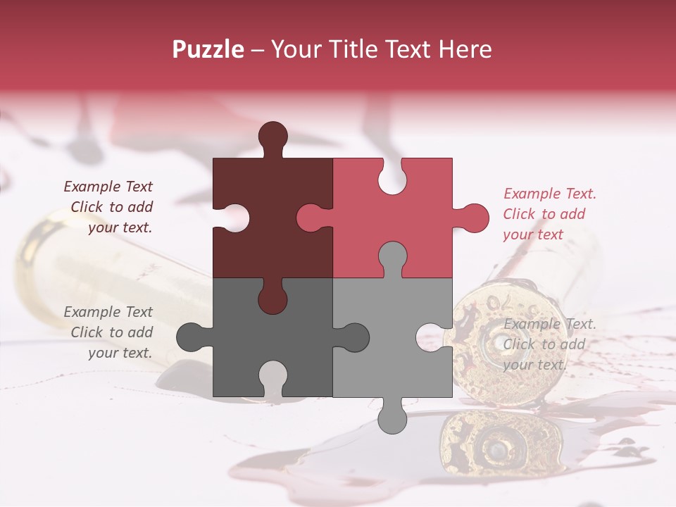 Gun Color Painful PowerPoint Template