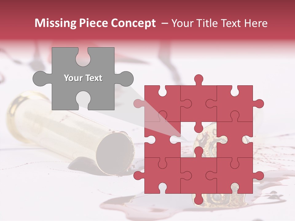 Gun Color Painful PowerPoint Template