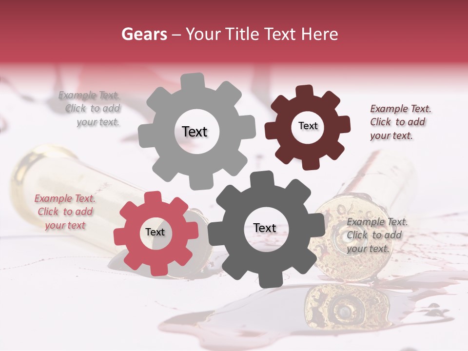 Gun Color Painful PowerPoint Template