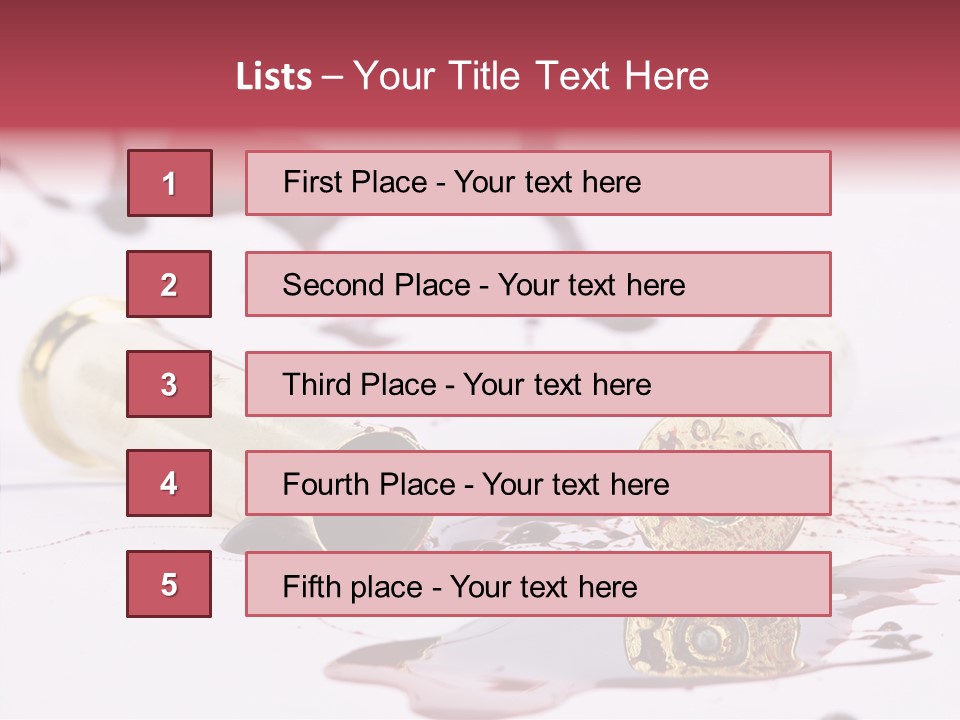 Gun Color Painful PowerPoint Template