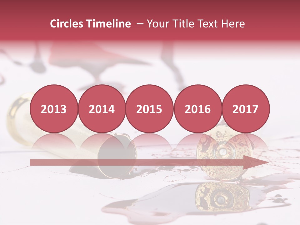 Gun Color Painful PowerPoint Template