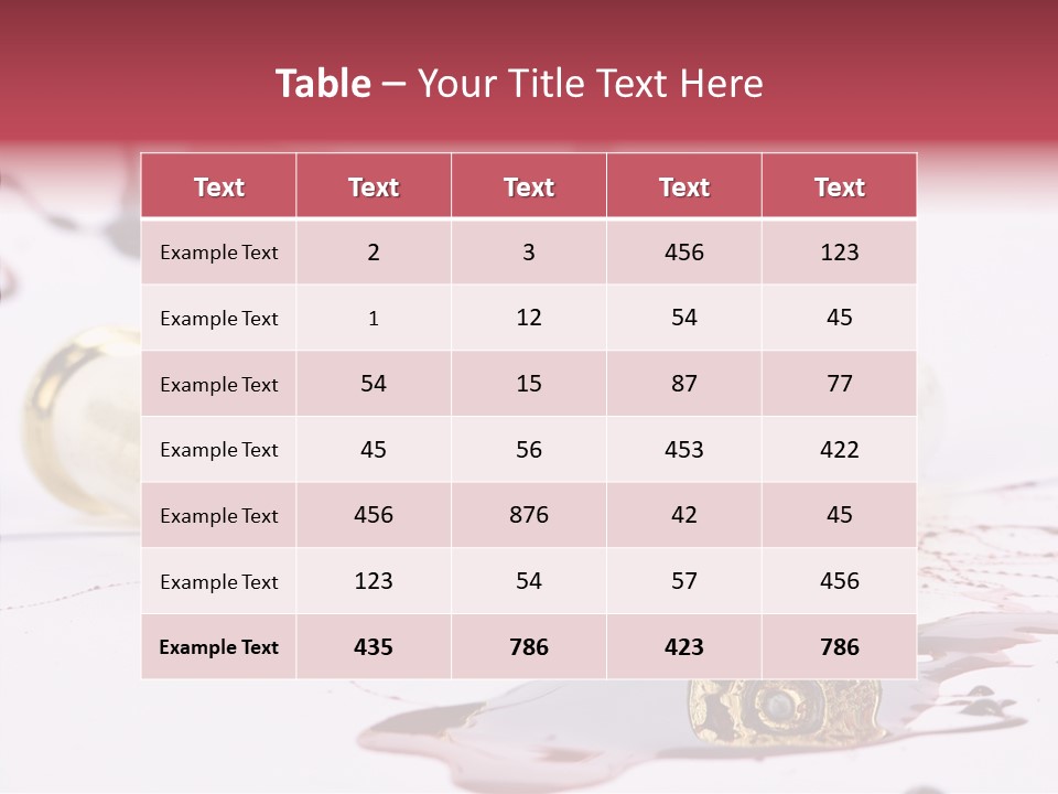 Gun Color Painful PowerPoint Template
