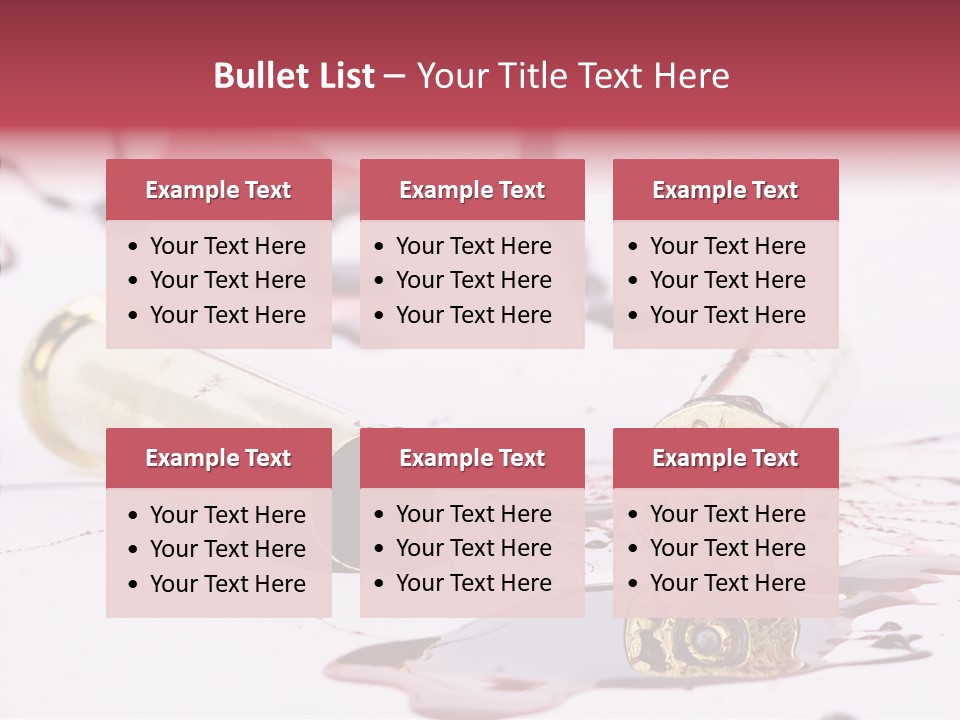 Gun Color Painful PowerPoint Template