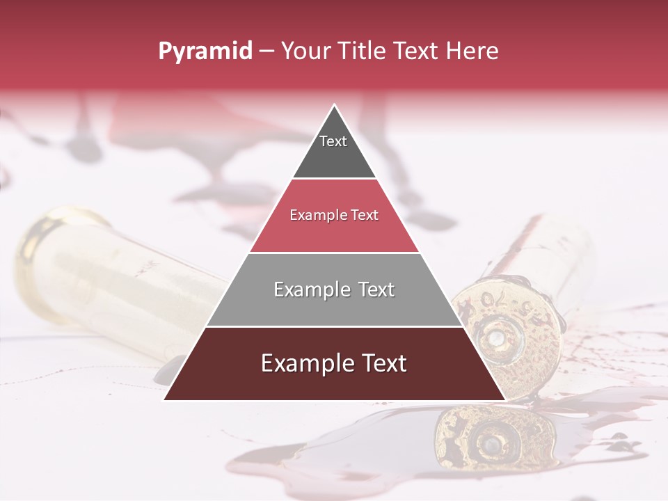 Gun Color Painful PowerPoint Template