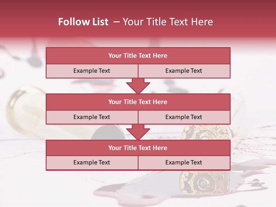 Gun Color Painful PowerPoint Template