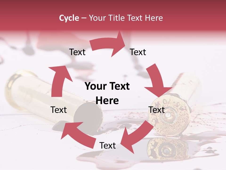 Gun Color Painful PowerPoint Template