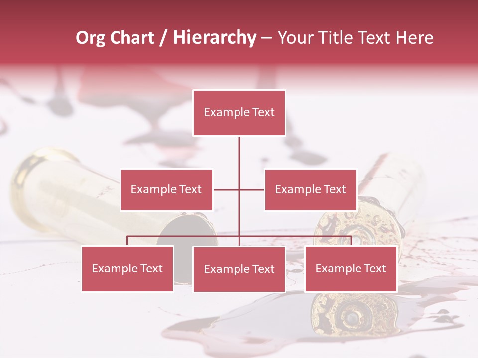 Gun Color Painful PowerPoint Template