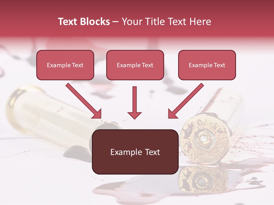Gun Color Painful PowerPoint Template