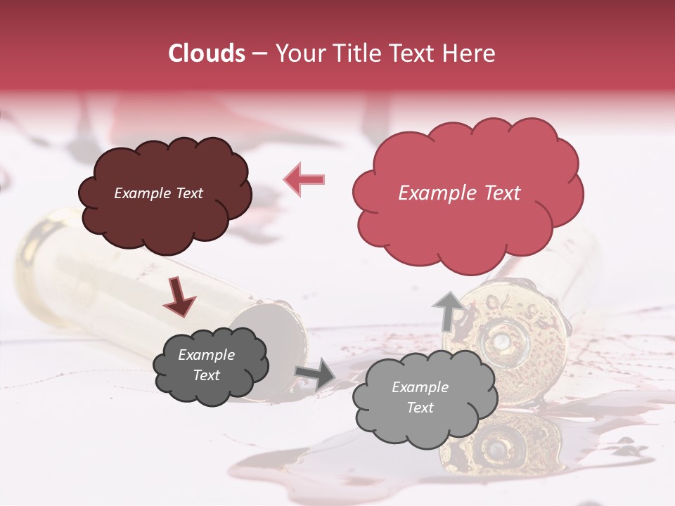 Gun Color Painful PowerPoint Template