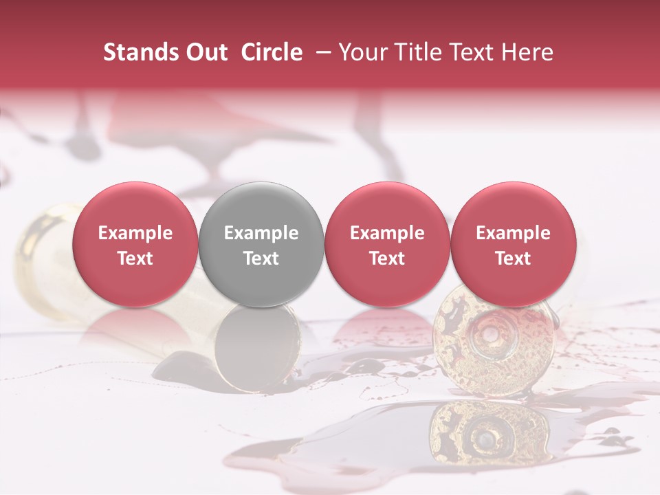 Gun Color Painful PowerPoint Template