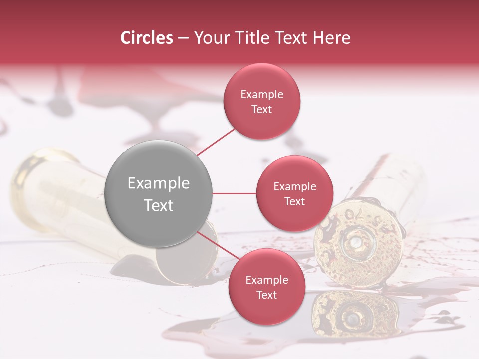 Gun Color Painful PowerPoint Template