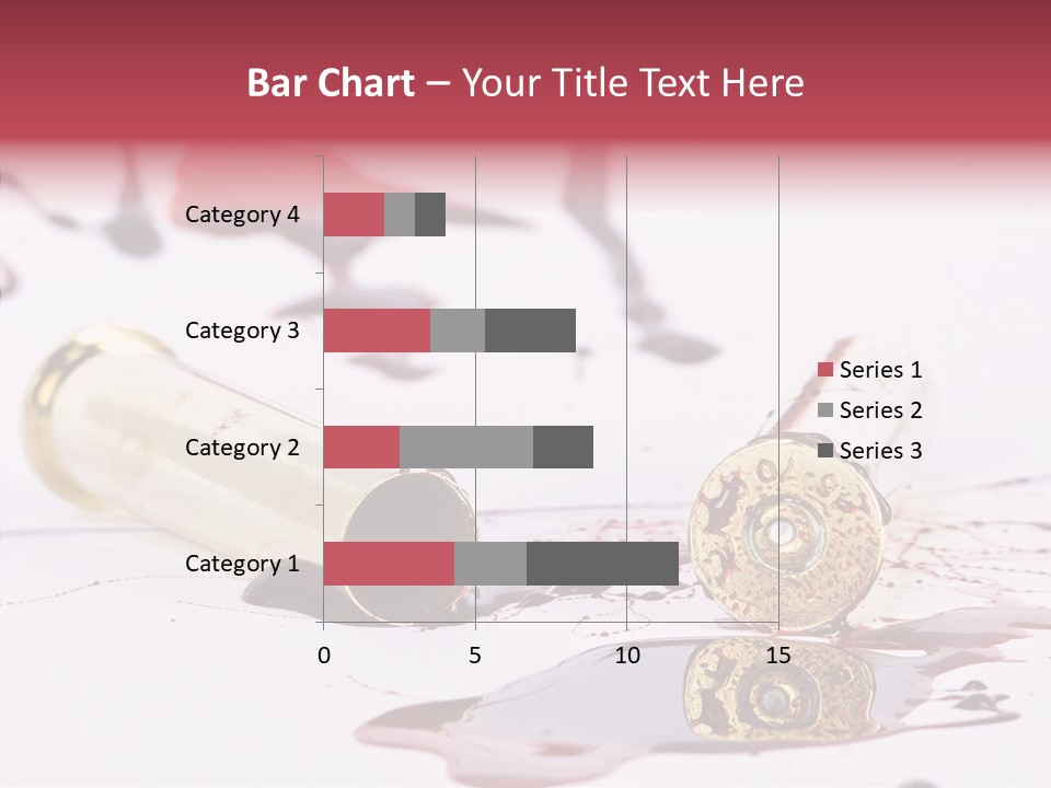 Gun Color Painful PowerPoint Template