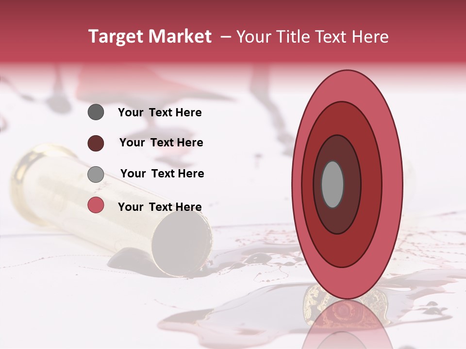 Gun Color Painful PowerPoint Template