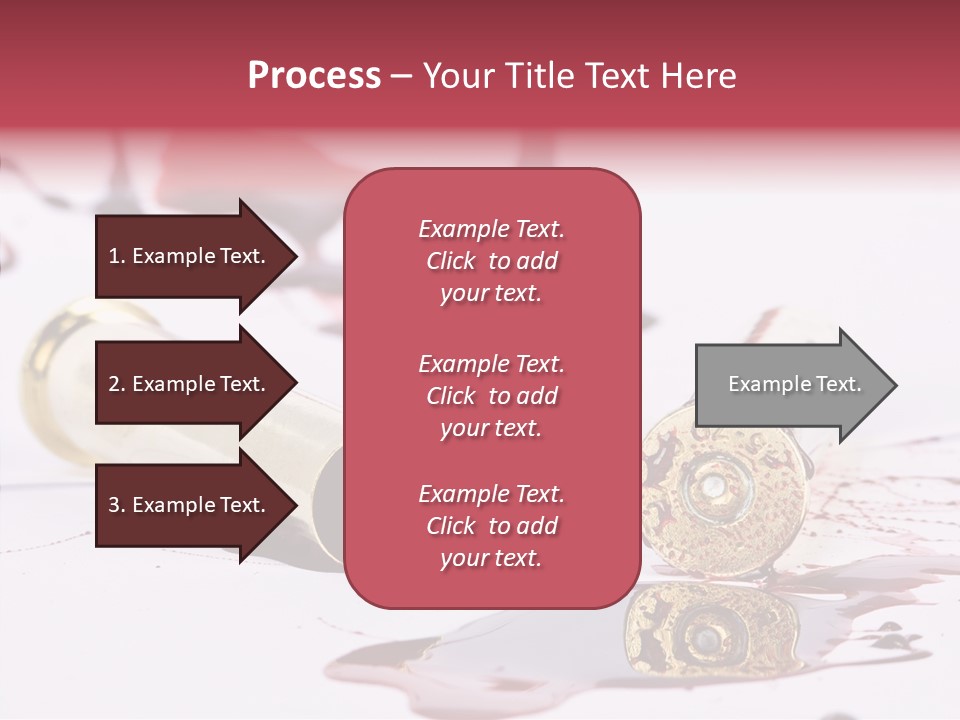 Gun Color Painful PowerPoint Template