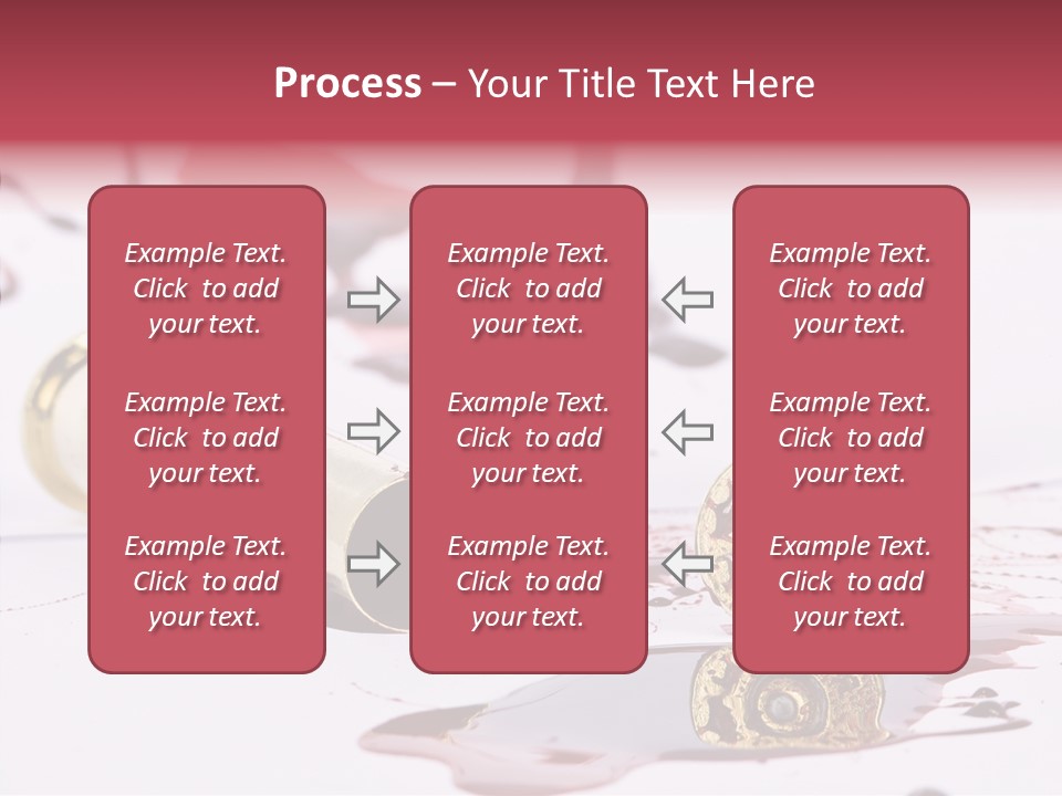 Gun Color Painful PowerPoint Template