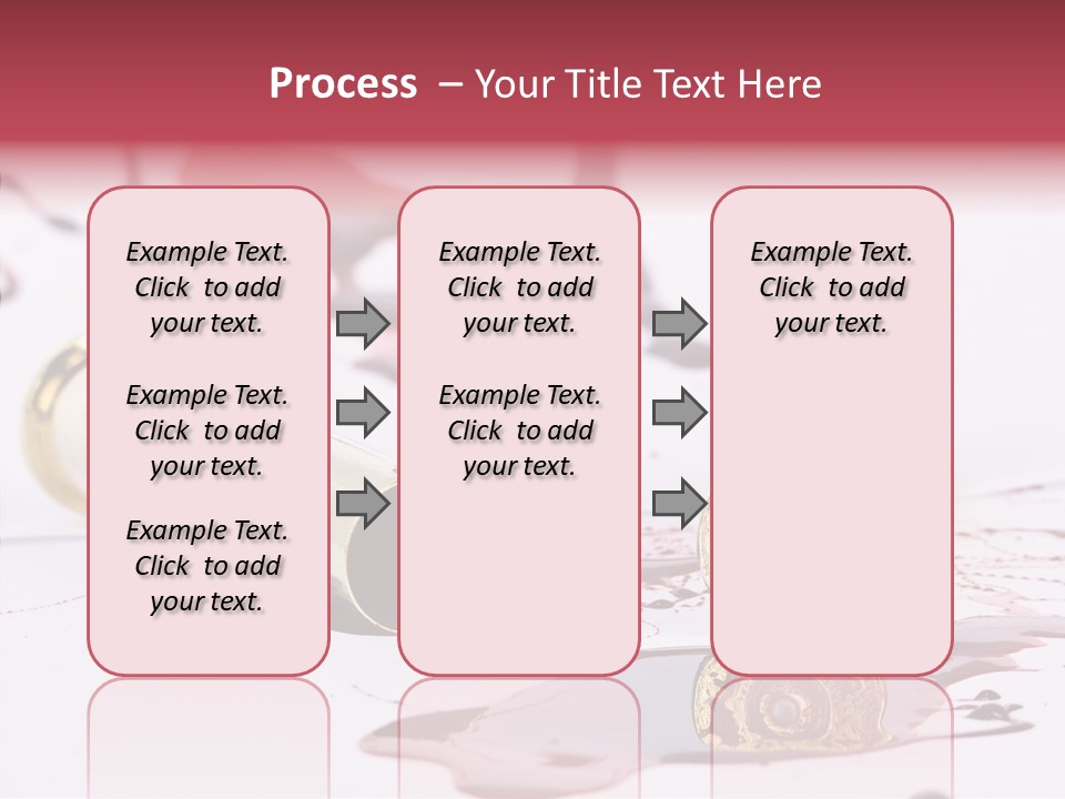 Gun Color Painful PowerPoint Template