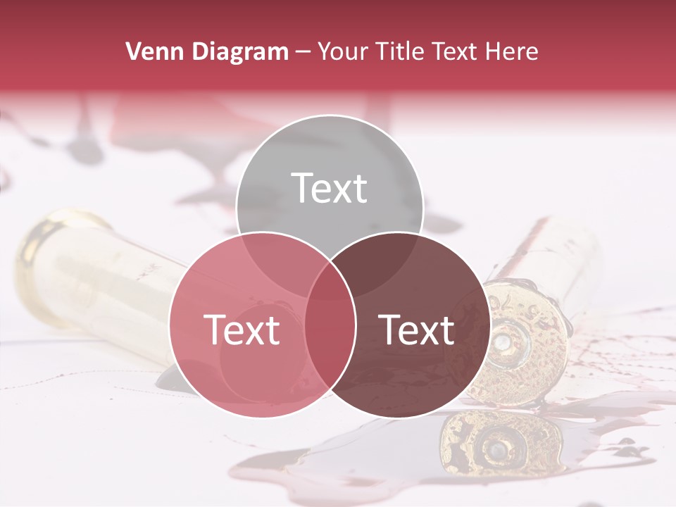 Gun Color Painful PowerPoint Template