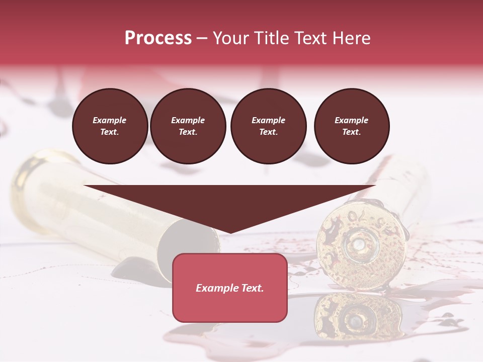 Gun Color Painful PowerPoint Template