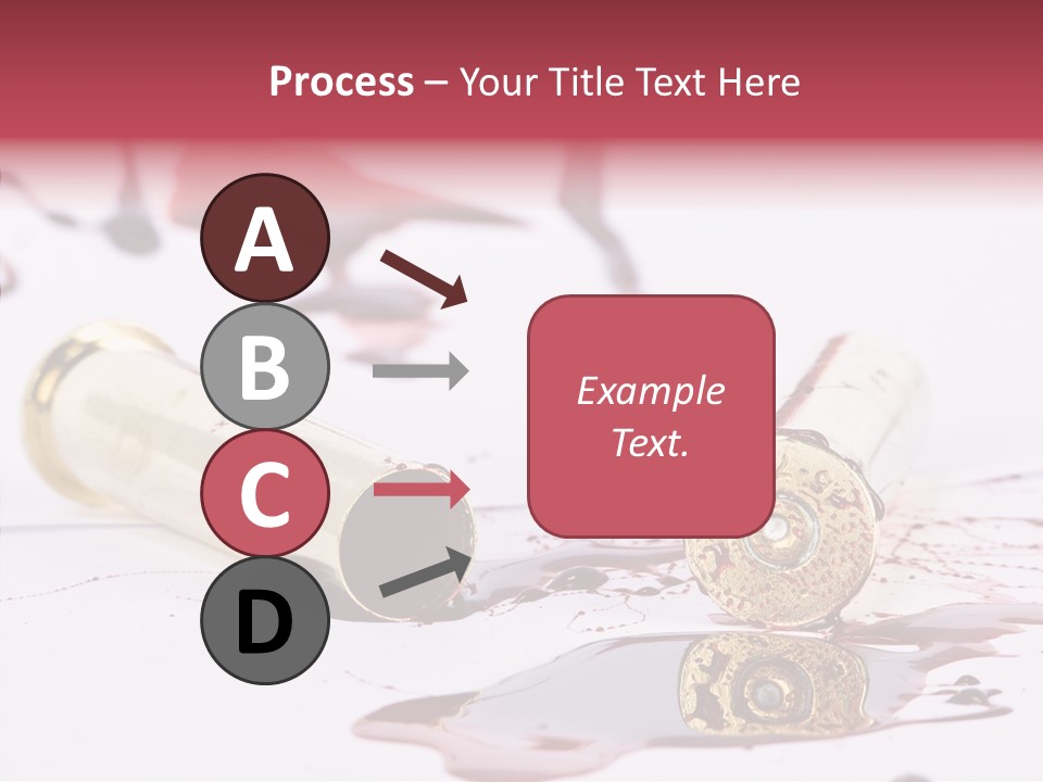 Gun Color Painful PowerPoint Template