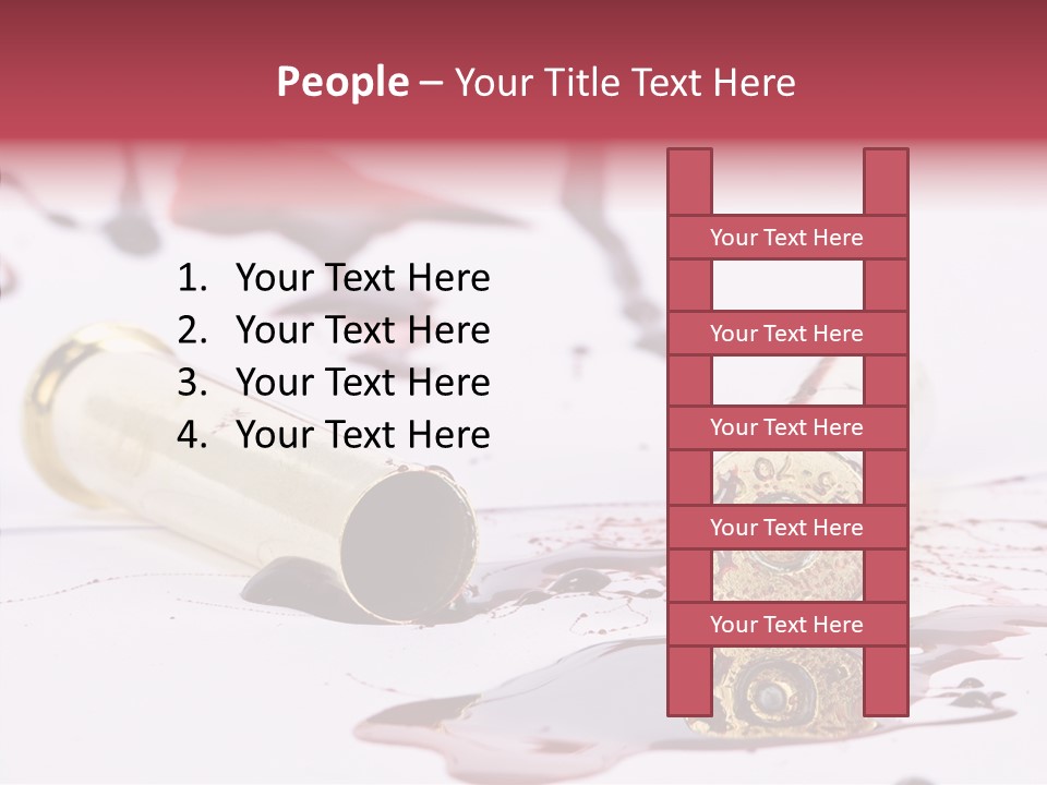 Gun Color Painful PowerPoint Template