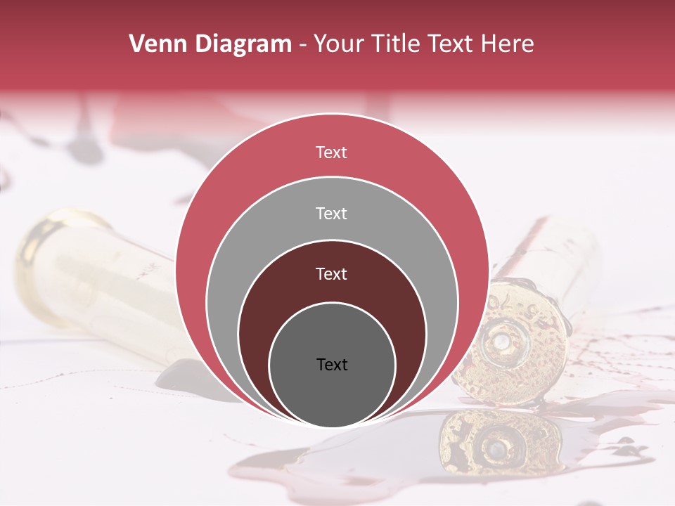 Gun Color Painful PowerPoint Template