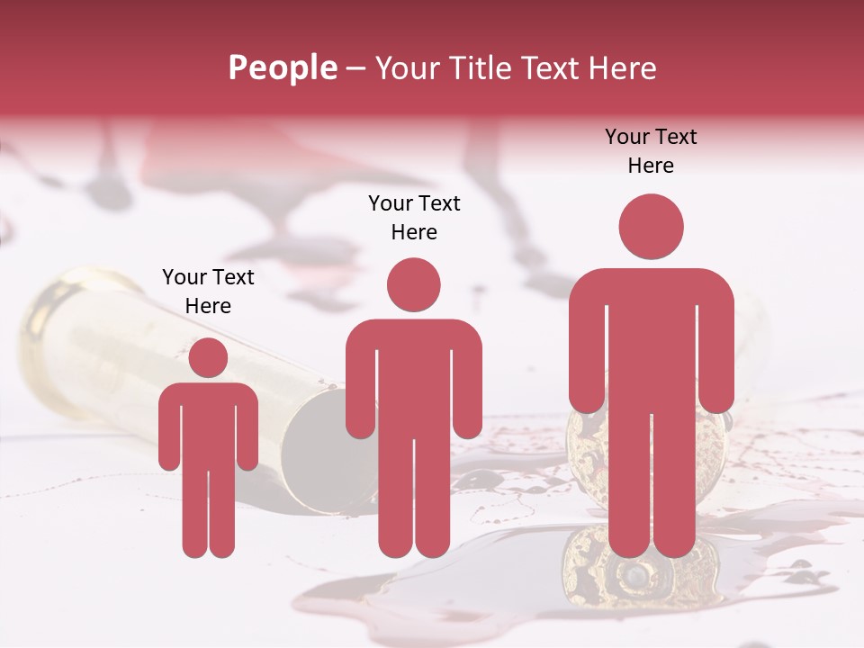 Gun Color Painful PowerPoint Template