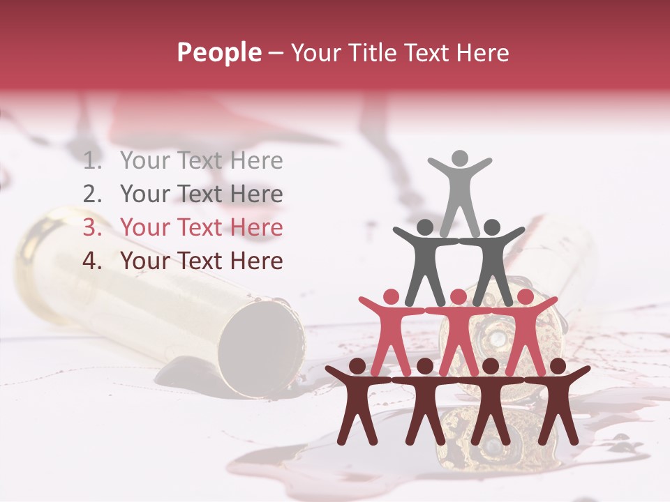 Gun Color Painful PowerPoint Template