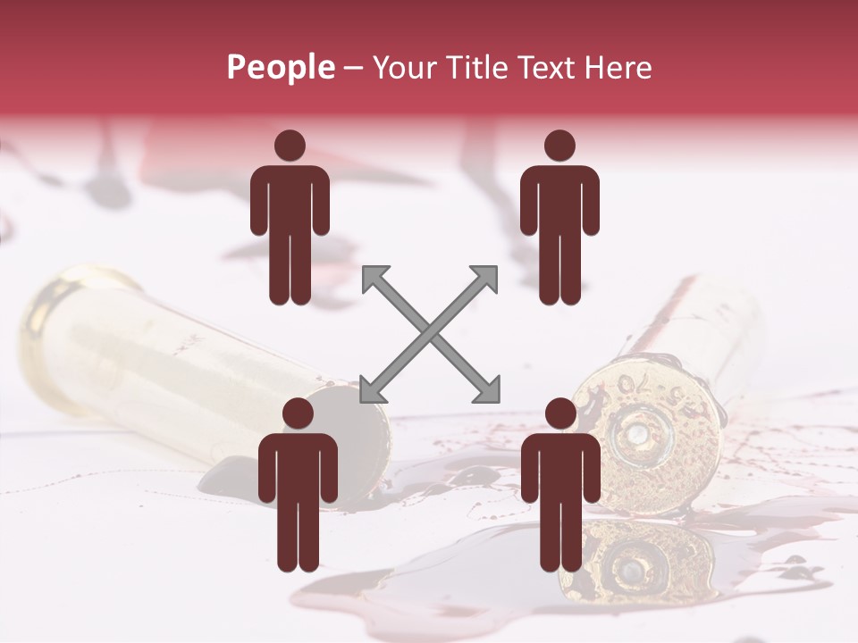 Gun Color Painful PowerPoint Template
