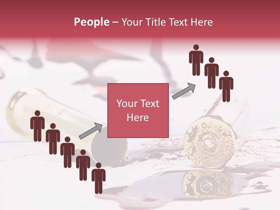 Gun Color Painful PowerPoint Template